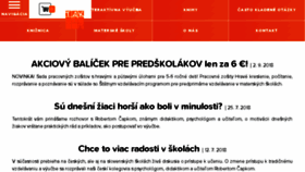 What Taktik.sk website looked like in 2018 (5 years ago)