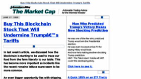 What Themarketcap.com website looked like in 2018 (5 years ago)