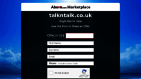 What Talkntalk.co.uk website looked like in 2018 (5 years ago)
