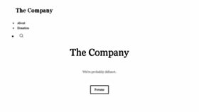 What Thcmpny.com website looked like in 2018 (5 years ago)