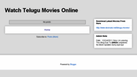 What Telugumovies2u.blogspot.com website looked like in 2018 (5 years ago)