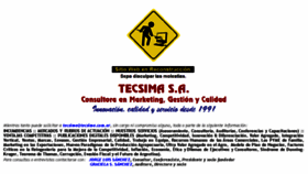 What Tecsima.com.ar website looked like in 2018 (5 years ago)