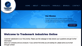What Trademarkindustriesinc.com website looked like in 2018 (5 years ago)