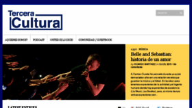 What Terceracultura.cl website looked like in 2018 (5 years ago)