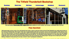 What Titfield.co.uk website looked like in 2018 (5 years ago)