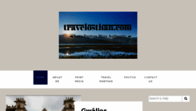 What Travelosthan.com website looked like in 2018 (5 years ago)
