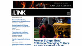 What Thelinknewspaper.ca website looked like in 2018 (6 years ago)