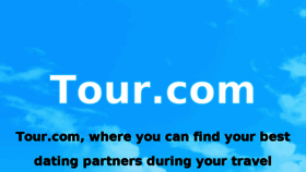 What Tour.com website looked like in 2018 (5 years ago)