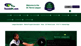 What Tennisdc.com website looked like in 2018 (5 years ago)