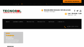 What Tecnosolsa.com.ni website looked like in 2018 (5 years ago)