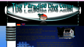What The-paradise-dive-center.com website looked like in 2018 (5 years ago)