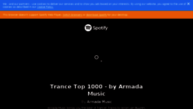 What Trancetop1000.com website looked like in 2018 (5 years ago)