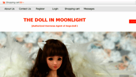 What Thedollinmoonlight.com website looked like in 2018 (5 years ago)