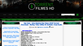 What Torrentsfilmeshd.com website looked like in 2018 (5 years ago)