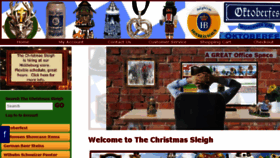 What Thechristmassleigh.com website looked like in 2018 (5 years ago)