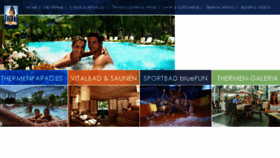 What Therme-badwoerishofen.de website looked like in 2018 (5 years ago)