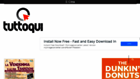 What Tuttoqui.it website looked like in 2018 (7 years ago)
