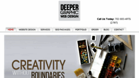 What Thedeepergraphicwebdesign.com website looked like in 2018 (5 years ago)
