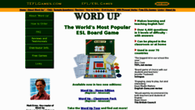 What Teflgames.com website looked like in 2018 (5 years ago)