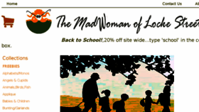 What Themadwomanoflockestreet.com website looked like in 2018 (5 years ago)