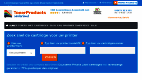 What Tonerproductsnederland.nl website looked like in 2018 (5 years ago)