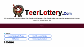 What Teerlottery.com website looked like in 2018 (5 years ago)