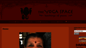 What Theyogaspacenh.com website looked like in 2018 (5 years ago)