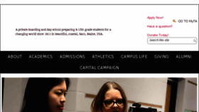 What Thorntonacademy.org website looked like in 2018 (5 years ago)