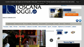 What Toscanaoggi.it website looked like in 2018 (5 years ago)