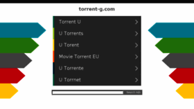 What Torrent-g.com website looked like in 2018 (5 years ago)