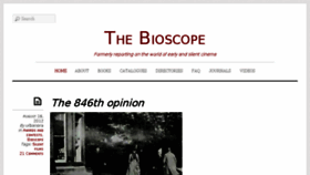 What Thebioscope.net website looked like in 2018 (5 years ago)