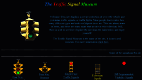 What Trafficsignalmuseum.com website looked like in 2018 (5 years ago)