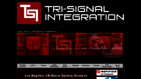 What Tri-signal.com website looked like in 2018 (5 years ago)