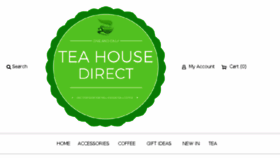 What Teahousedirect.co.uk website looked like in 2018 (5 years ago)