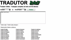 What Tradutor24x7.com website looked like in 2018 (5 years ago)