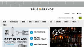 What Truefabrications.com website looked like in 2018 (5 years ago)