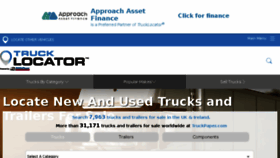 What Trucklocator.co.uk website looked like in 2018 (5 years ago)