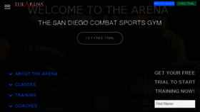 What Thearenagym.com website looked like in 2018 (5 years ago)