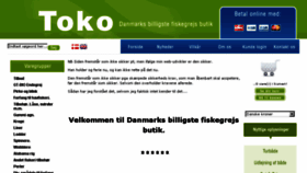 What Toko.dk website looked like in 2018 (5 years ago)