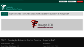 What Teologiaead.net.br website looked like in 2018 (5 years ago)
