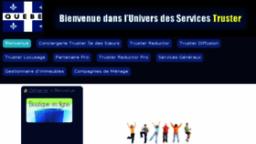 What Truster.quebec website looked like in 2018 (5 years ago)