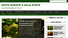 What Tivolivilladeste.com website looked like in 2018 (5 years ago)