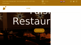 What Tulsi-restaurant.nl website looked like in 2018 (5 years ago)