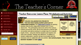 What Theteacherscorner.com website looked like in 2018 (5 years ago)