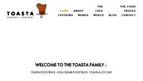 What Toastaandco.com.au website looked like in 2018 (5 years ago)
