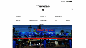 What Traveleon.com website looked like in 2018 (5 years ago)