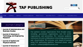 What Tafpublications.com website looked like in 2018 (5 years ago)