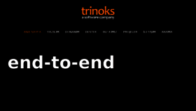 What Trinoks.com website looked like in 2018 (5 years ago)