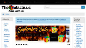 What Thecubicle.us website looked like in 2018 (5 years ago)