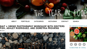What Theyearinfood.com website looked like in 2018 (5 years ago)